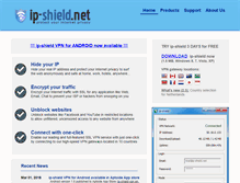 Tablet Screenshot of ip-shield.net